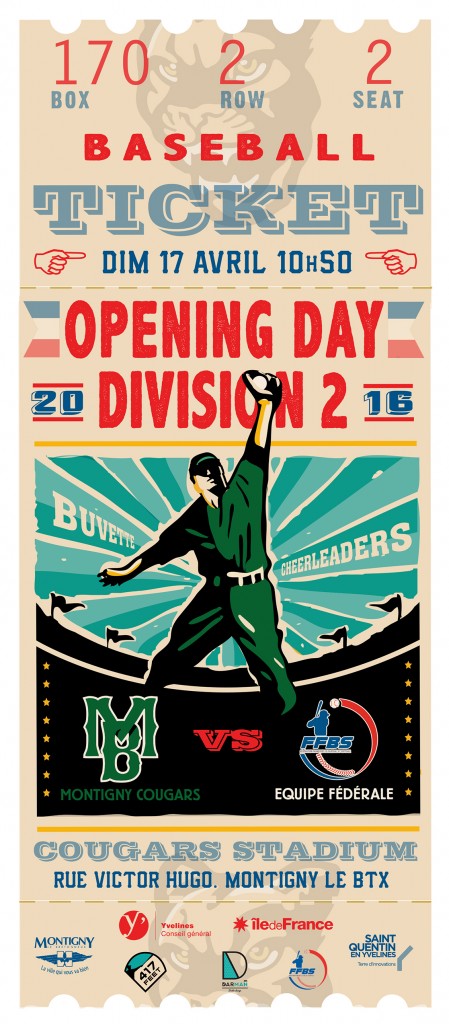 affiche cougars opening day