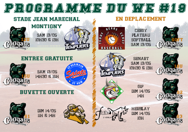 Votre Week End Cougars 19 Site Officiel Des Cougars De Montignysite